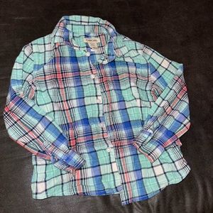 Cherokee boys button up shirt size 5T never worn like new without tags